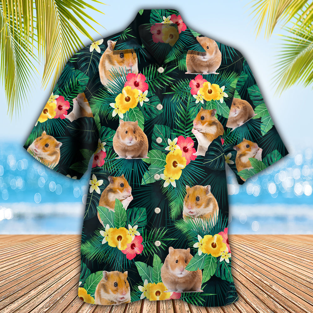 Hamster Tropical Summer Vibes - Hawaiian Shirt - Reefox