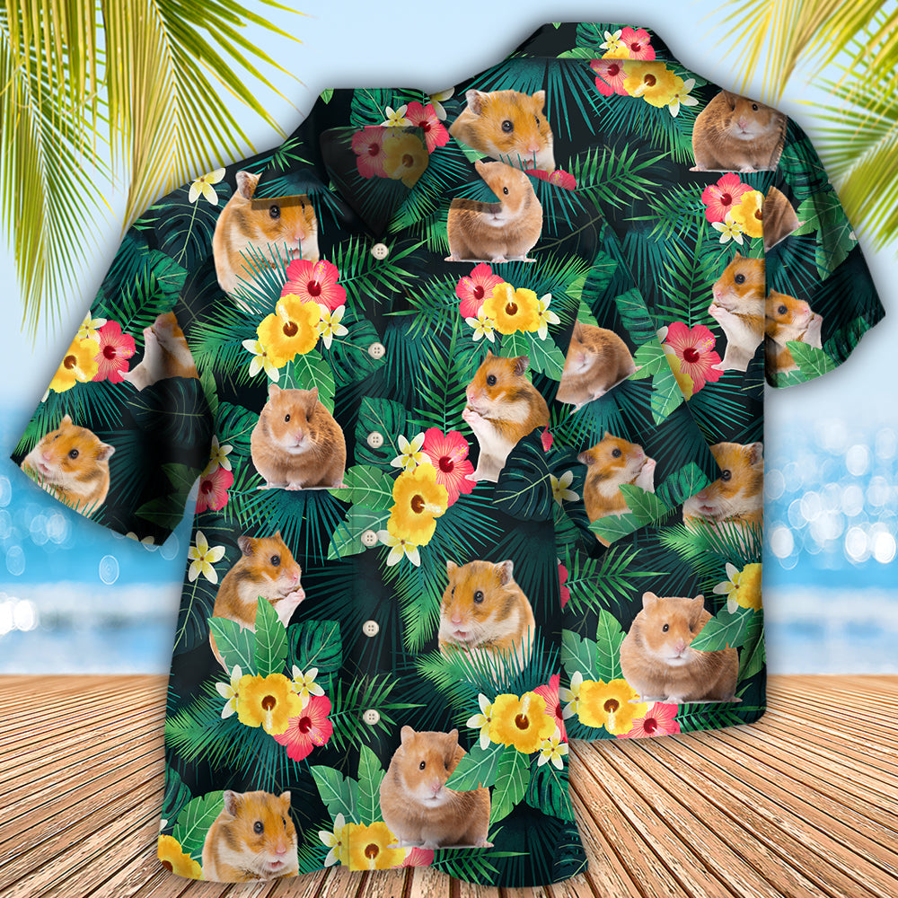 Hamster Tropical Summer Vibes - Hawaiian Shirt - Reefox