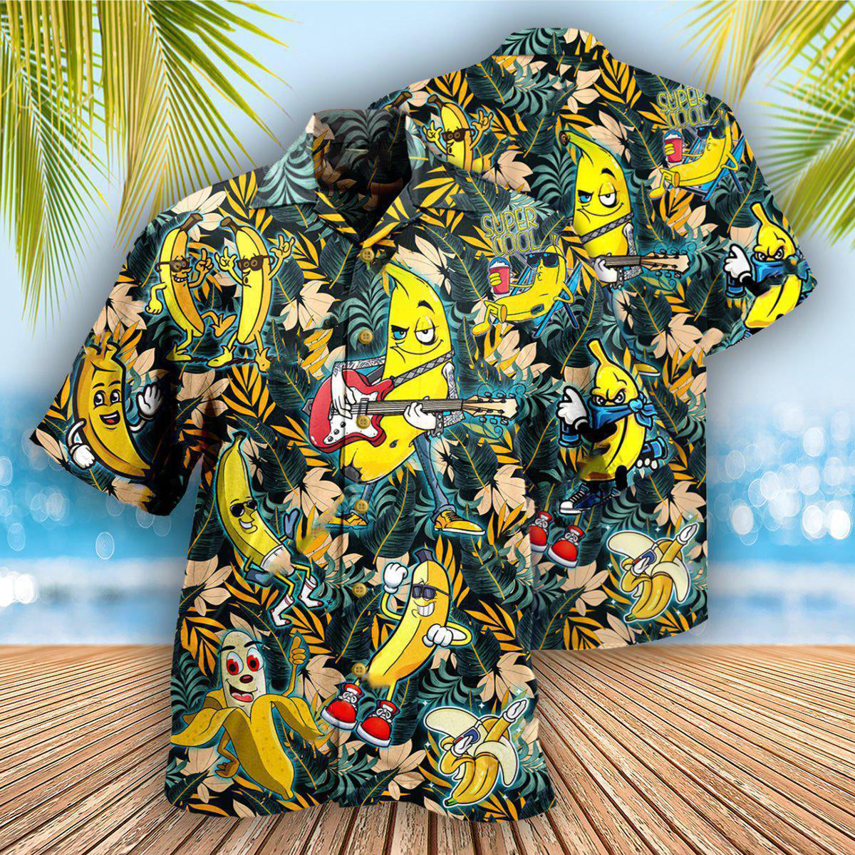Fruit Banana Happy - Hawaiian Shirt - Reefox