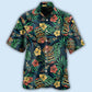Tiki Hawaii Tropical Leaf Style - Hawaiian Shirt - Reefox