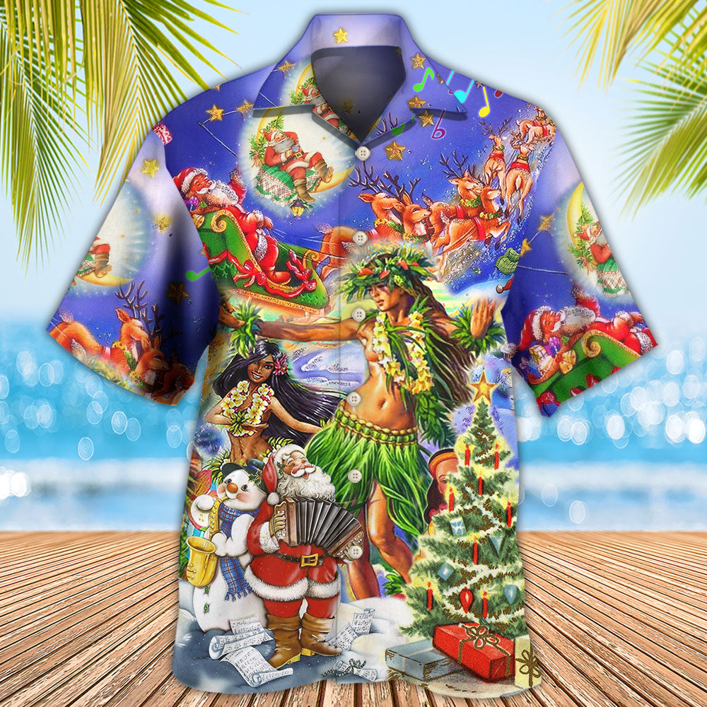 Hawaii The Aloha Merry Christmas - Hawaiian Shirt - Reefox