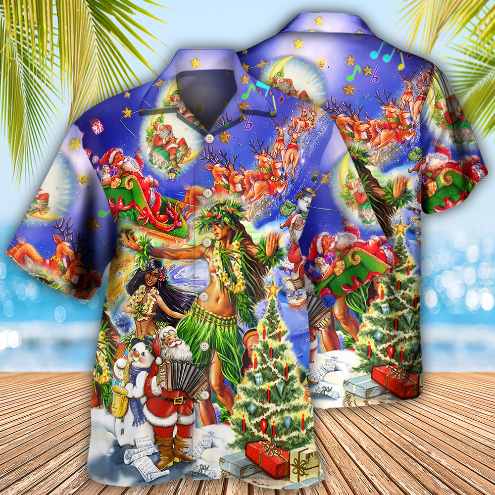 Hawaii The Aloha Merry Christmas - Hawaiian Shirt - Reefox