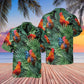 Chicken Rooster Tropical Summer Vibes - Hawaiian Shirt - Reefox