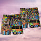 Hippie Flower Wild Heart Hippie Soul - Beach Short Reefox - Owls Matrix LTD