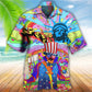 Hippie Independence Day America - Hawaiian Shirt - Reefox