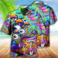 Hippie Mushroom Eyes Color Style - Hawaiian Shirt - Reefox