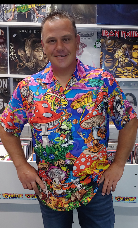 Hippie Mushroom Happy Together - Hawaiian Shirt - Reefox