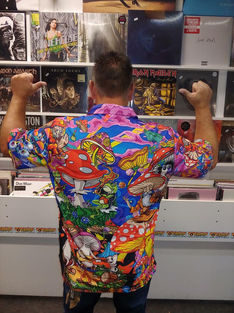 Hippie Mushroom Happy Together - Hawaiian Shirt - Reefox