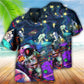 Hippie Peace Life In To The Galaxy Sky - Hawaiian Shirt - Reefox