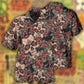 Skull Sugar Floral - Hawaiian Shirt - Reefox