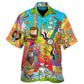 Hippie Peace Life Funny Style - Hawaiian Shirt