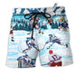 Beach Short / Adults / S Hockey Lover Snow Mountain - Beach Short Reefox - Owls Matrix LTD