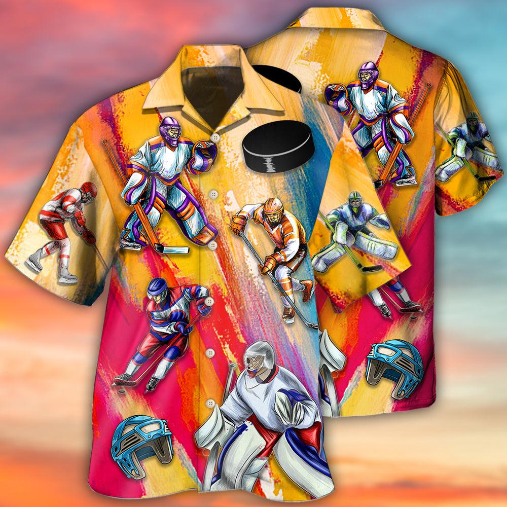 Ice Hockey Life Style - Hawaiian Shirt - Reefox