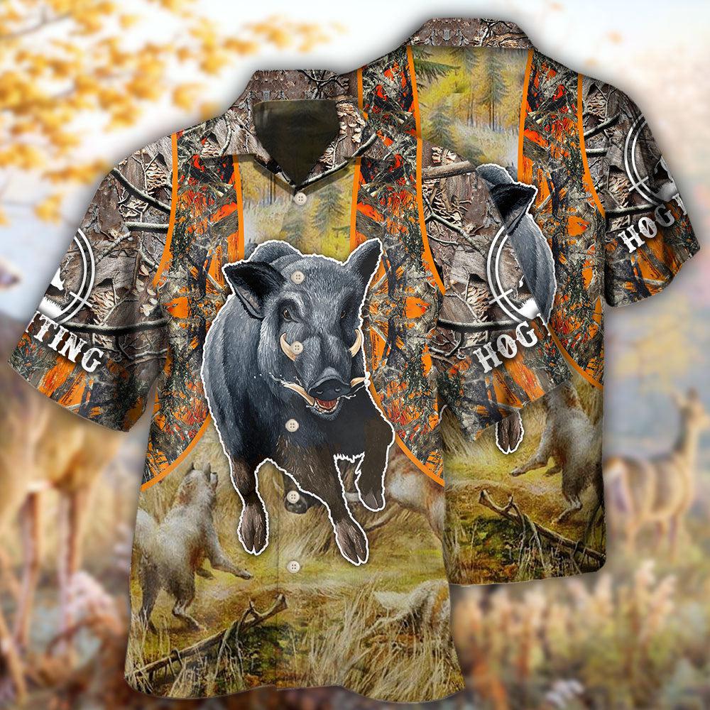 Hunting Hog Hunting Camo - Hawaiian Shirt - Reefox