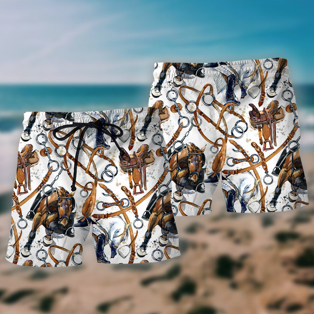 Horse Bridle Basic Background - Beach Short Reefox - Owls Matrix LTD