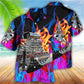 Hot Rod Amazing Colorful Flame - Hawaiian Shirt - Reefox