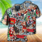 Hot Rod Merry Christmas Funny - Hawaiian Shirt - Reefox