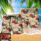 Hot Rod On The Desert Basic Style Custom Photo - Beach Short Reefox - Owls Matrix LTD