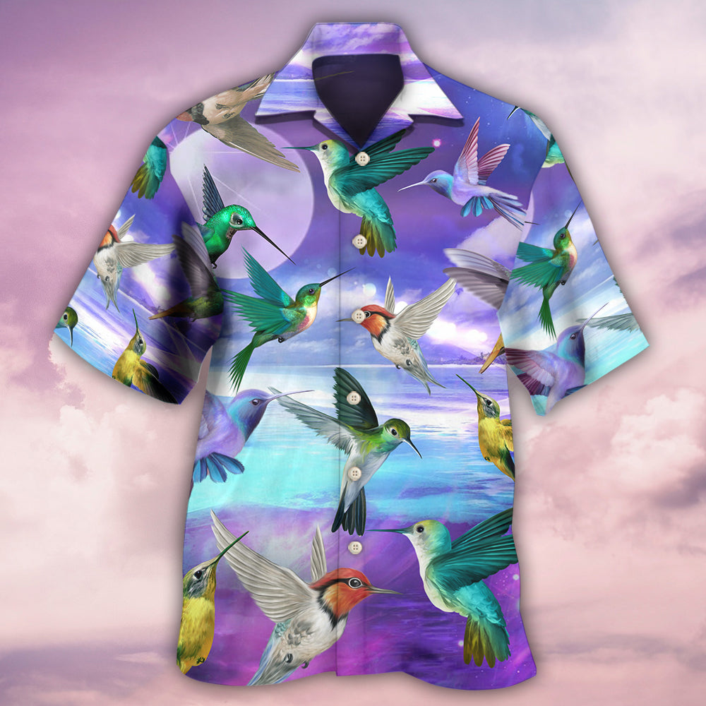 Hummingbird In A Fantasy World - Hawaiian Shirt - Reefox