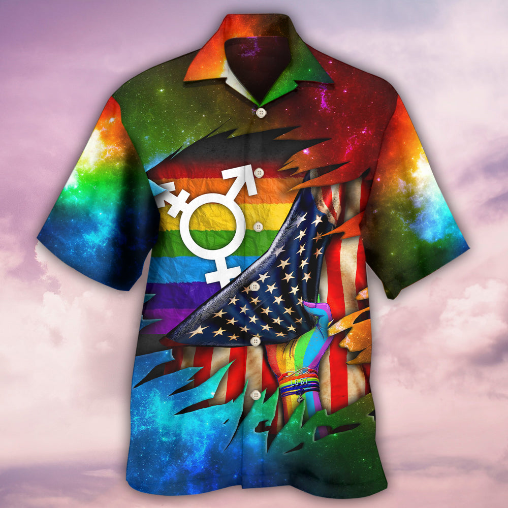 LGBT I Am Brave I Am Bruised Cool - Hawaiian Shirt - Reefox