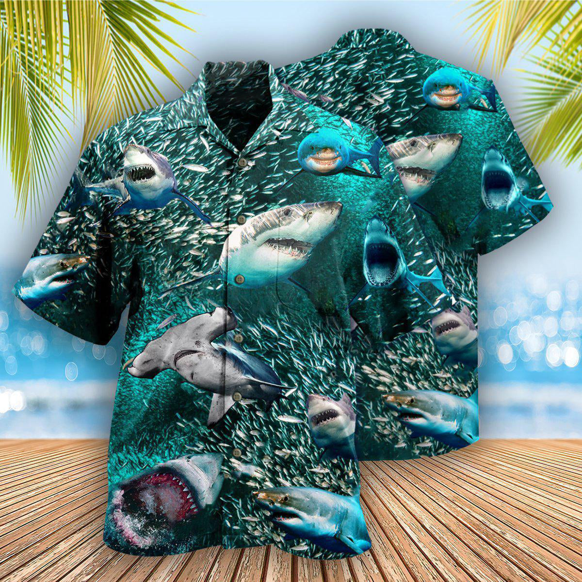 Shark In A World Full Of Fish Be A Shark - Hawaiian Shirt - Reefox