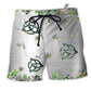 Beach Short / Adults / S Irish Clover Metal Style - Beach Short Reefox - Owls Matrix LTD