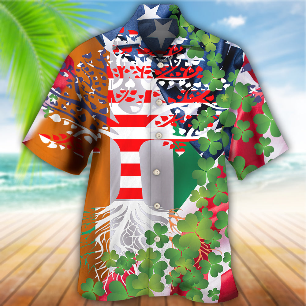 Irish Independence Day America - Hawaiian Shirt - Reefox