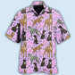 Irish Wolfhound Dog So Cute Pink Style - Hawaiian Shirt - Reefox