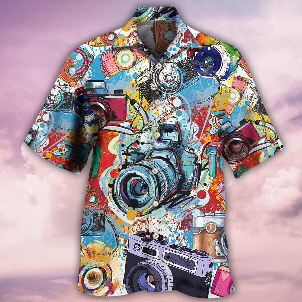 Camera It's A World Of Cameras - Hawaiian Shirt - Reefox