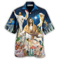 Hawaiian Shirt / Adults / S Jesus Christmas Miracle Night - Hawaiian Shirt - Reefox