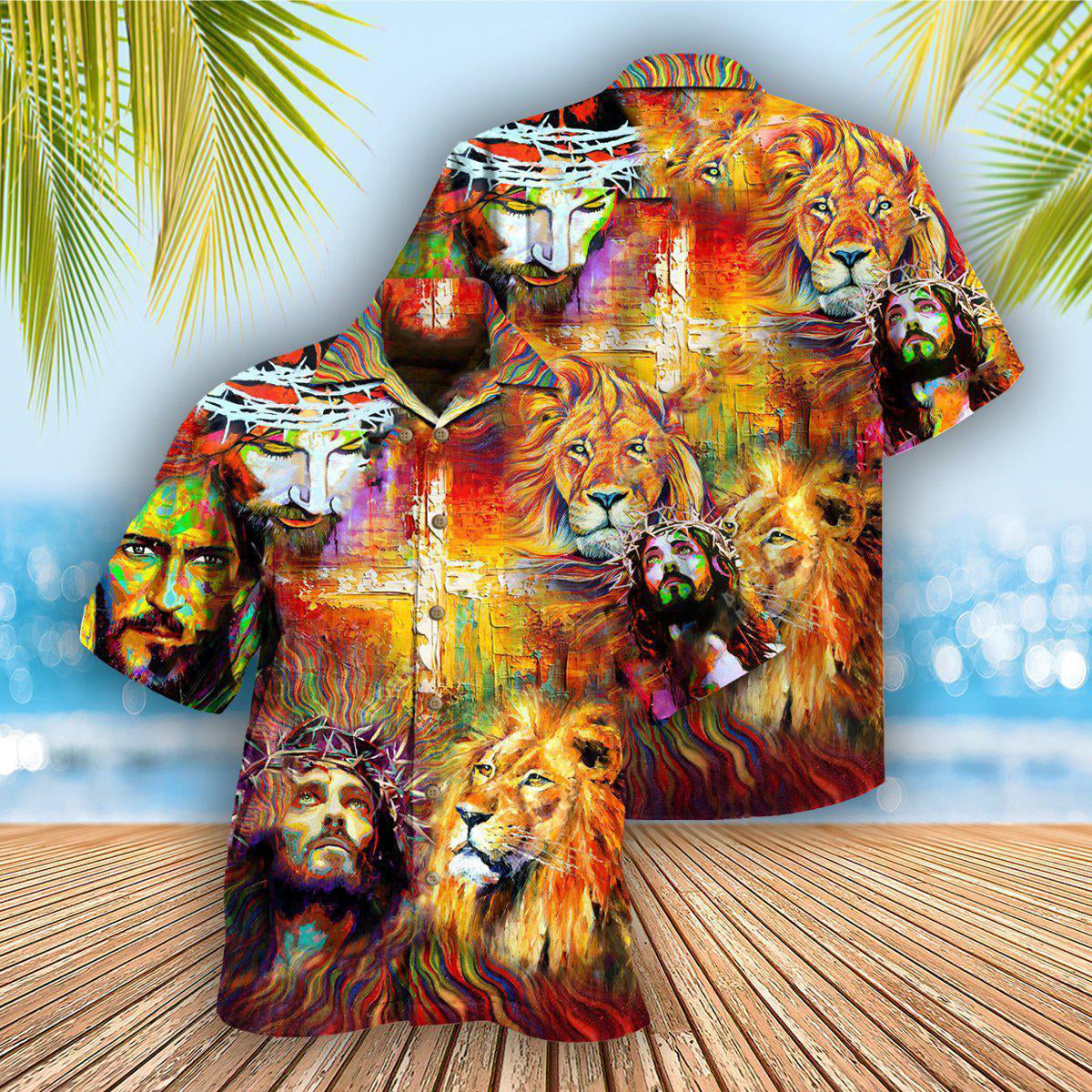 Jesus Is My King My Lord My Savior - Hawaiian Shirt - Reefox