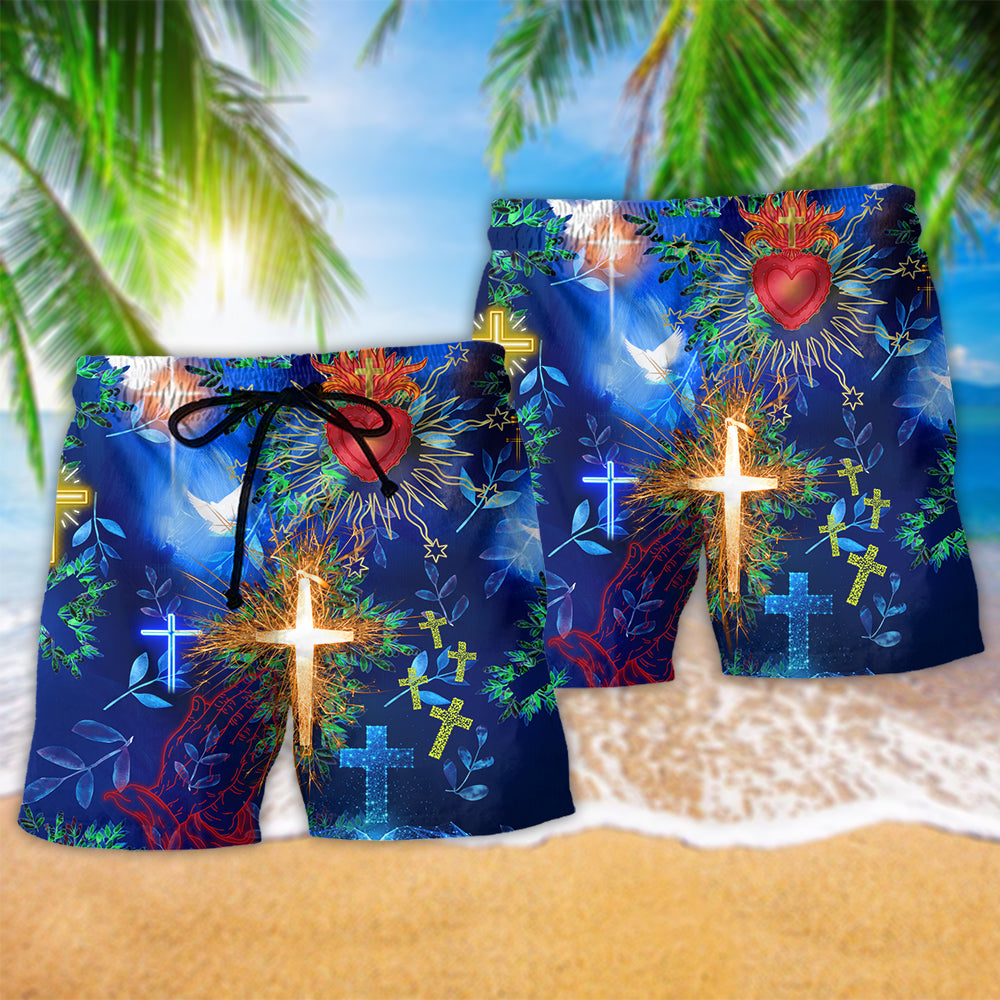 Jesus Put God First And Youll Be Last - Beach Short Reefox - Owls Matrix LTD