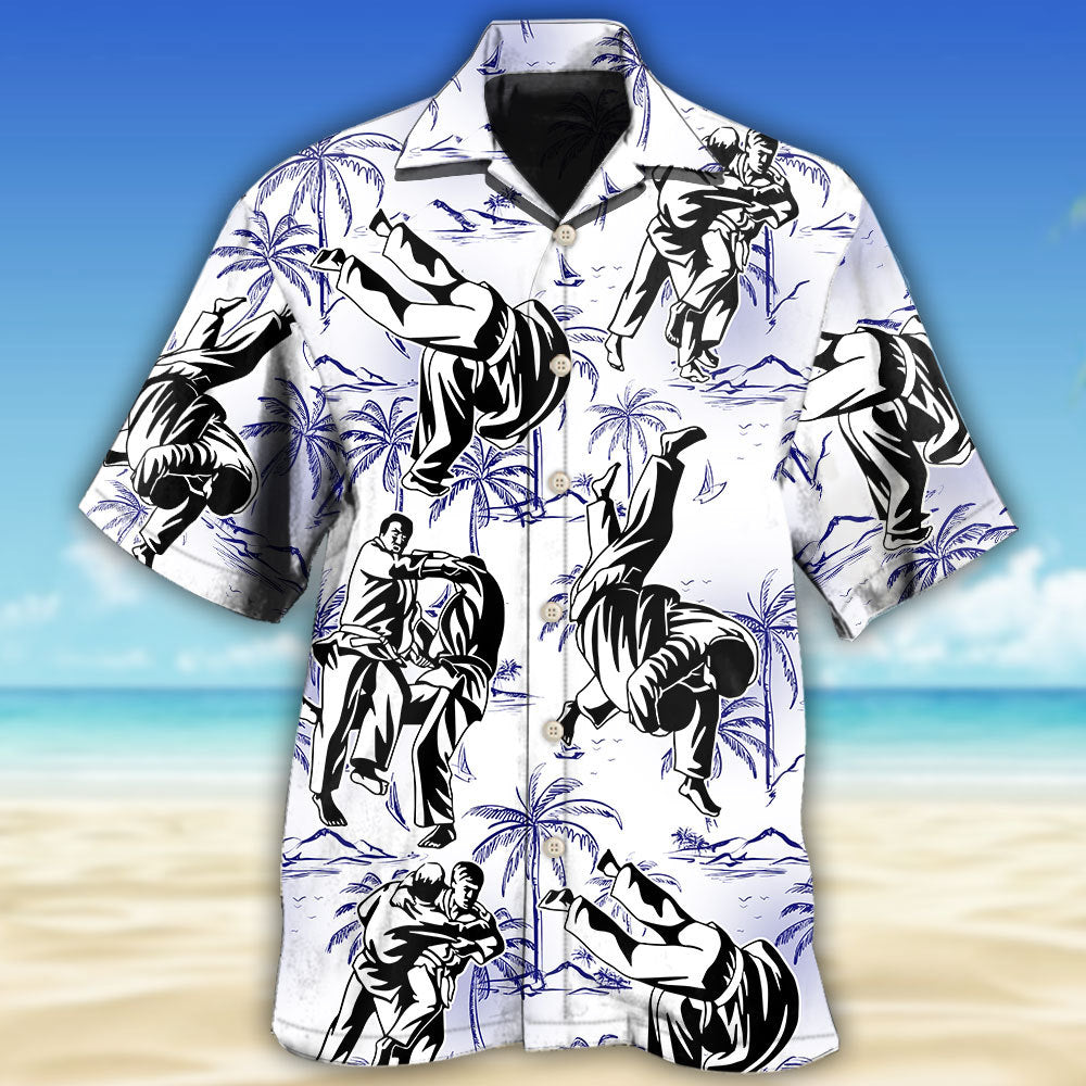 Judo Make Me Strong Tropical Style - Hawaiian Shirt - Reefox