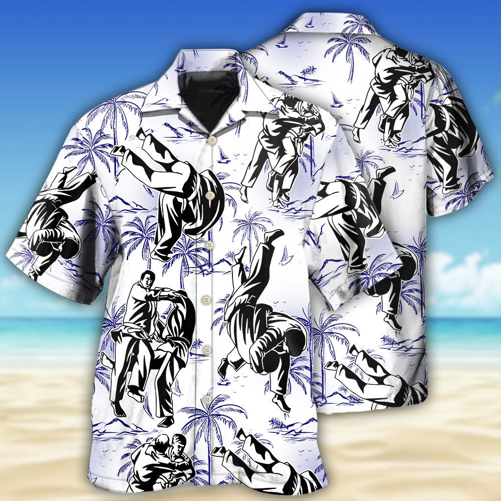 Judo Make Me Strong Tropical Style - Hawaiian Shirt - Reefox