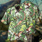 Dinosaur Jurassic Dinosaur Green Style - Hawaiian Shirt - Reefox