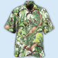 Dinosaur Jurassic Dinosaur Green Style - Hawaiian Shirt - Reefox