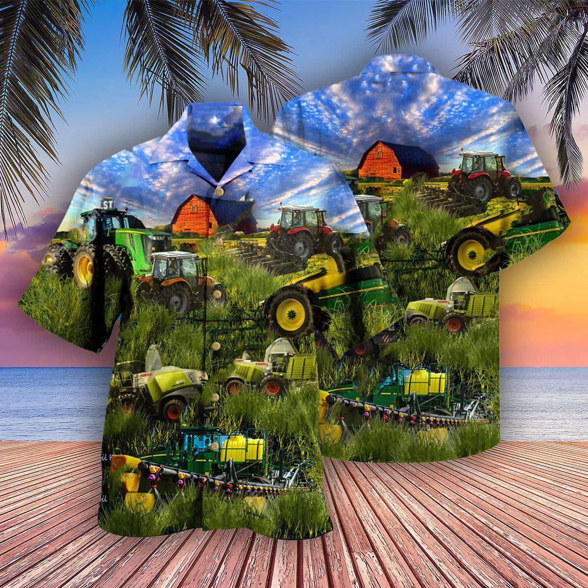 Tractor Just One More Tractor I Promise - Hawaiian Shirt - Reefox