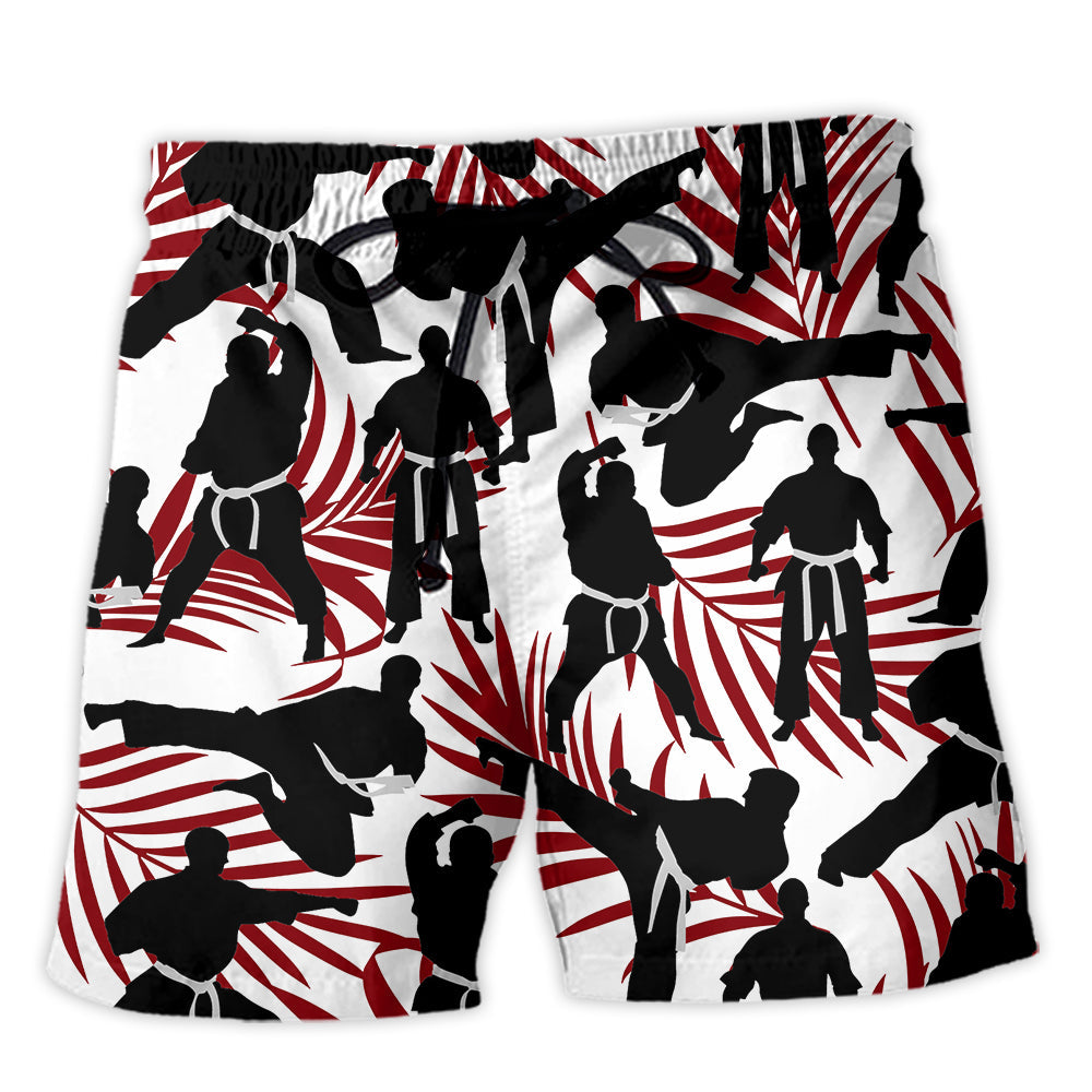 Beach Short / Adults / S Karate Tropical Style - Beach Short Reefox - Owls Matrix LTD