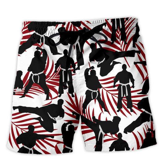 Beach Short / Adults / S Karate Tropical Style - Beach Short Reefox - Owls Matrix LTD