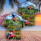 Tractor Keep Calm And Drive A Tractor - Hawaiian Shirt - Reefox