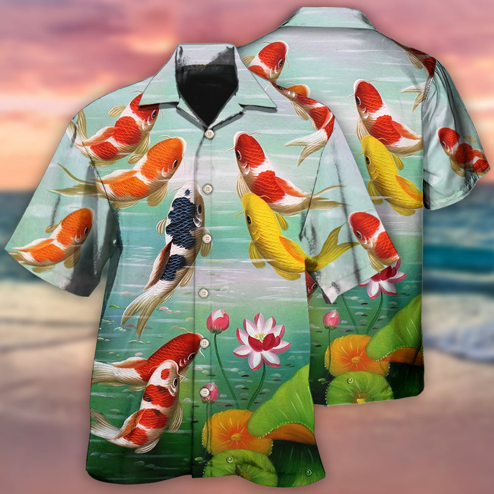 Fish Koi Fish Beautiful Style - Hawaiian Shirt - Reefox