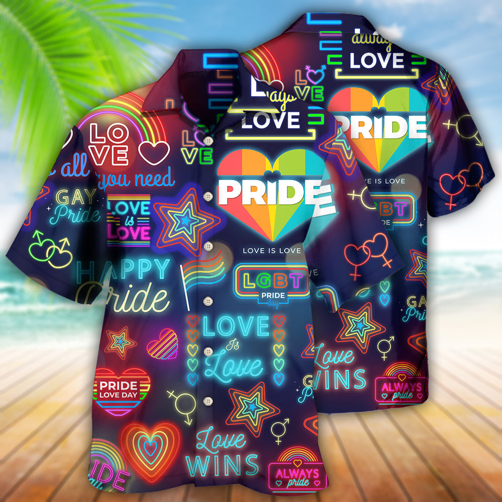 LGBT Love Has No Gender - Hawaiian Shirt - Reefox