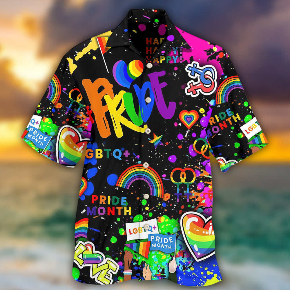 LGBT Pride Mix Color - Hawaiian Shirt - Reefox