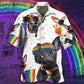 LGBT Pride French Bulldog - Hawaiian Shirt - Reefox