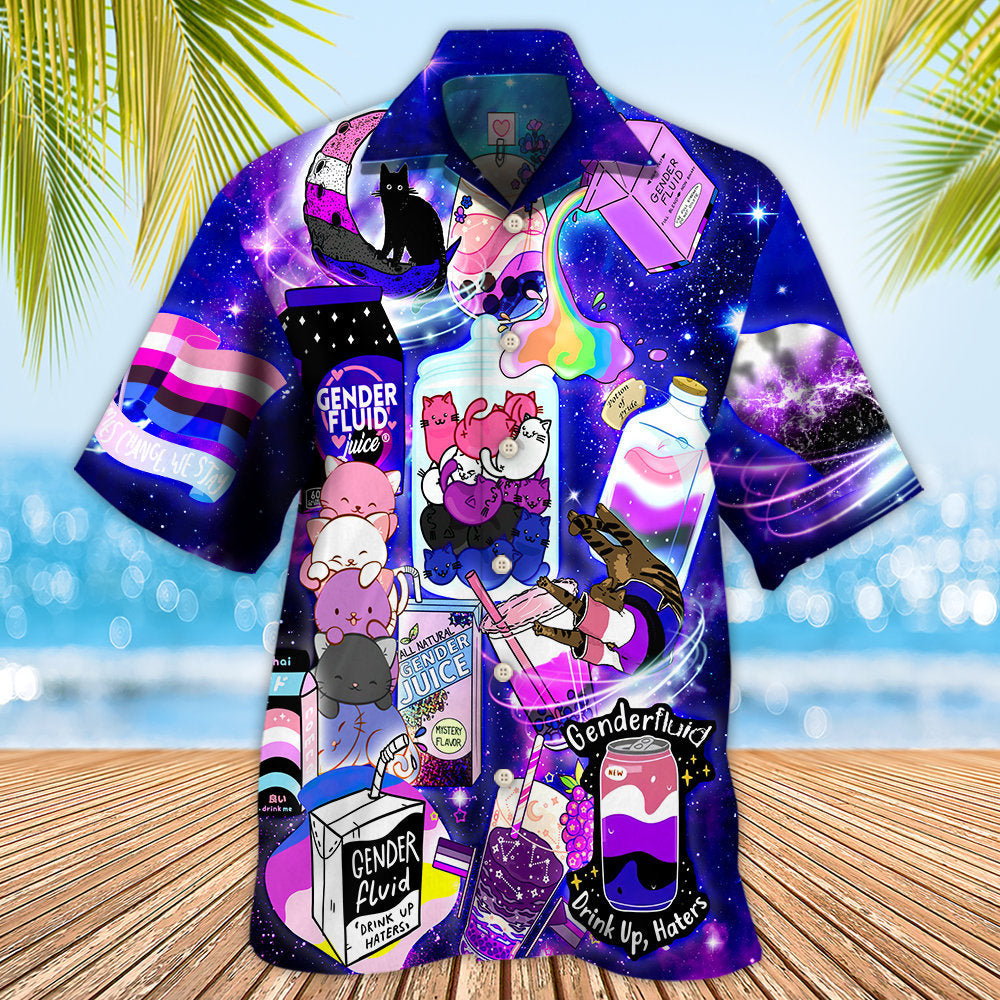 LGBT Gender Fluid - Hawaiian Shirt - Reefox
