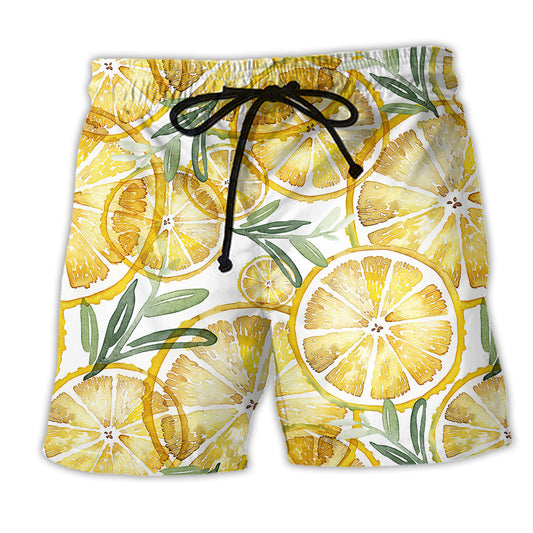 Beach Short / Adults / S Lemon Basic Hot Summer - Beach Short Reefox - Owls Matrix LTD