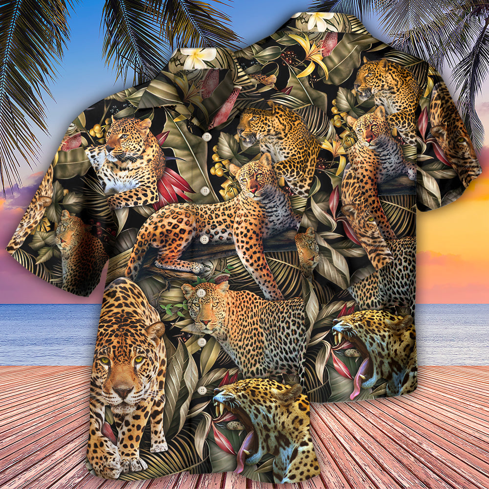 Leopard Into The Jungle - Hawaiian Shirt - Reefox