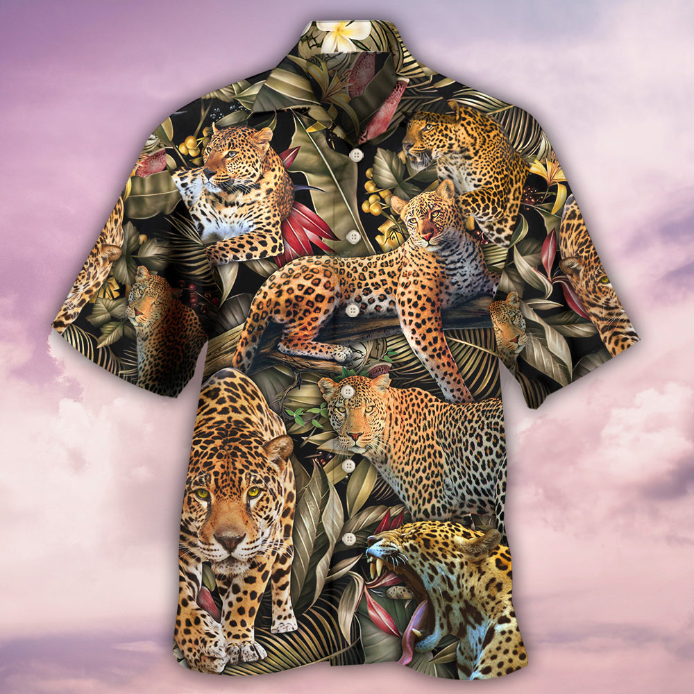 Leopard Into The Jungle - Hawaiian Shirt - Reefox