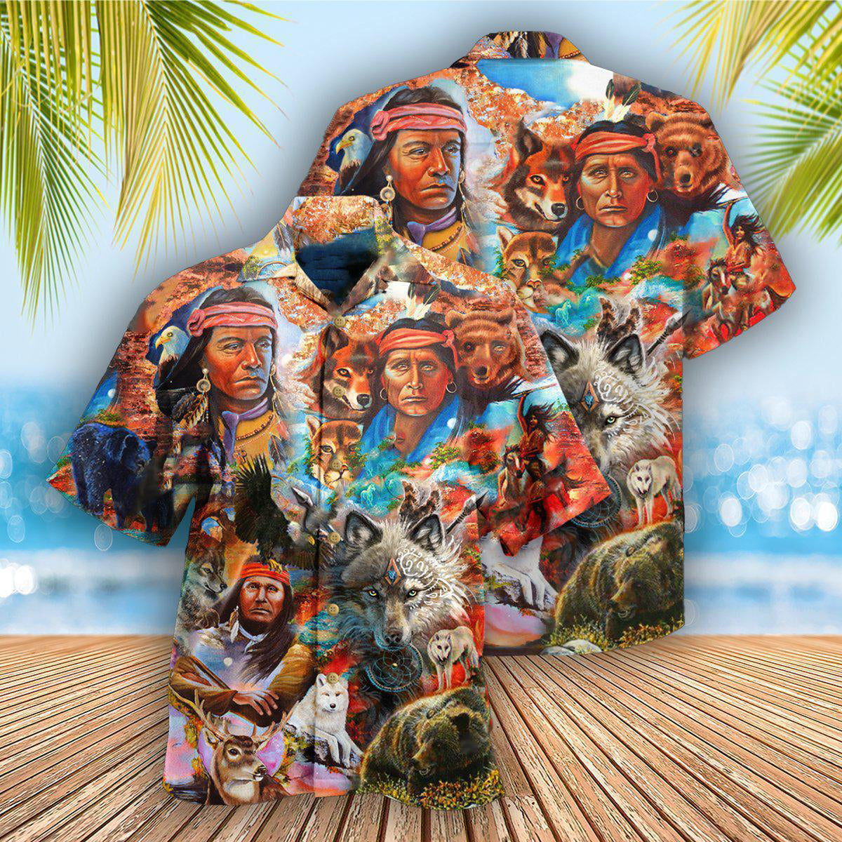 Native Let The Spirits Guide You Cool - Hawaiian Shirt - Reefox