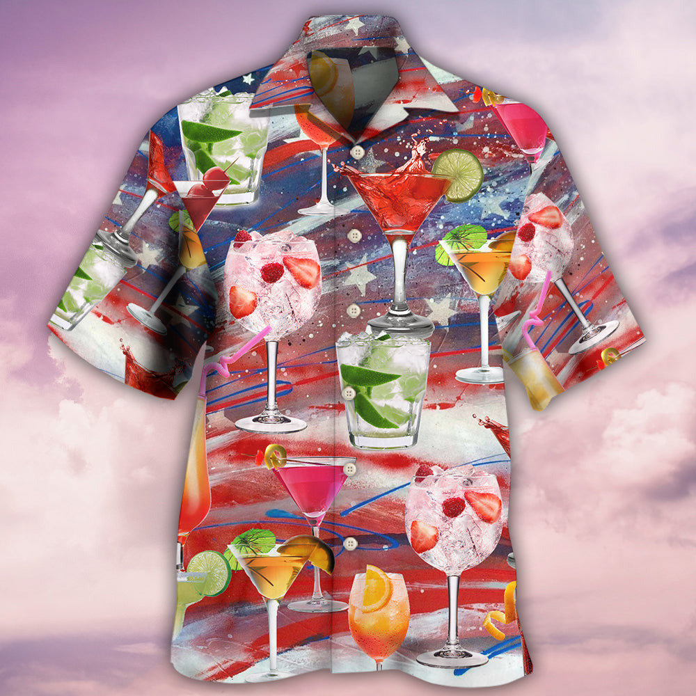 Cocktail Independence Day Let's Drink Cocktail On This Day - Hawaiian Shirt - Reefox